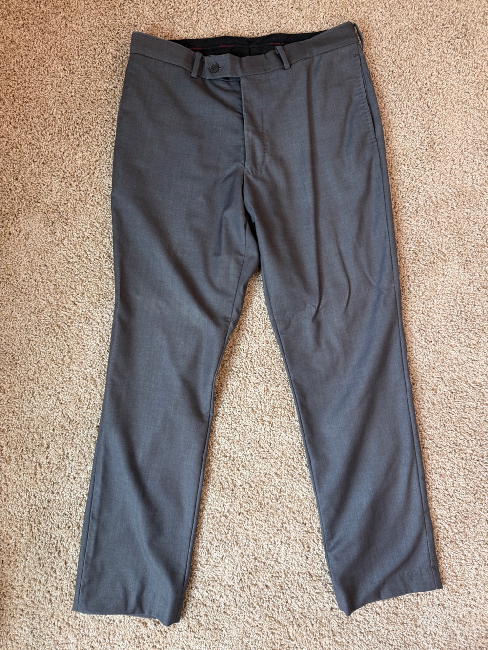 Studio I Men's Dress Pants in Charcoal Gray
